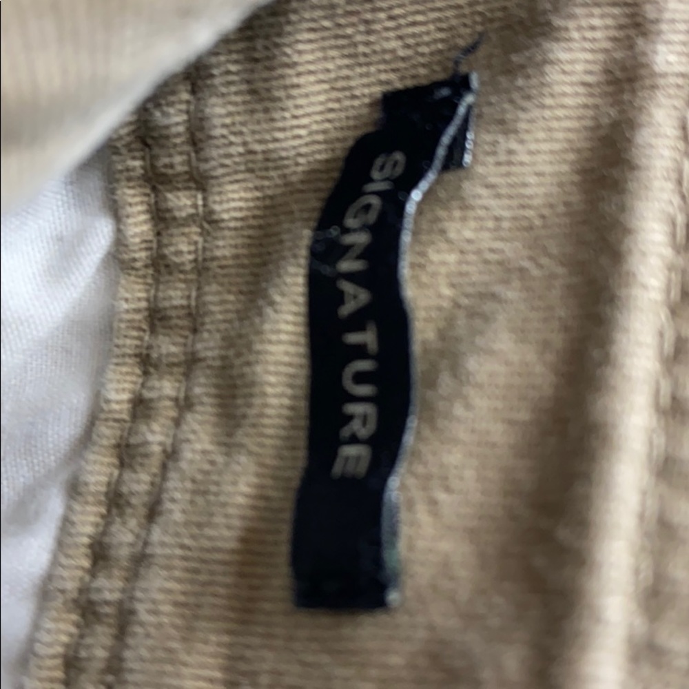 Talbots khaki zippered pants size 14 petite - Picture 7 of 8